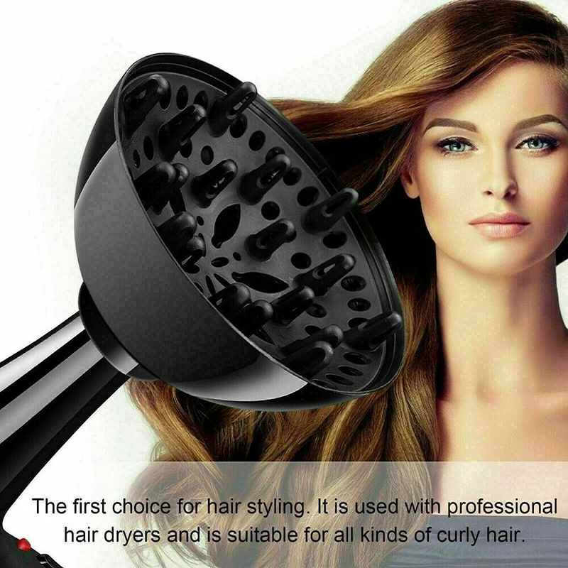 

New Hair Diffuser Adaptable For Blow Dryers With Design Curly Hair Large Wind Hairdressing Salon Supply Universal Styling Tool