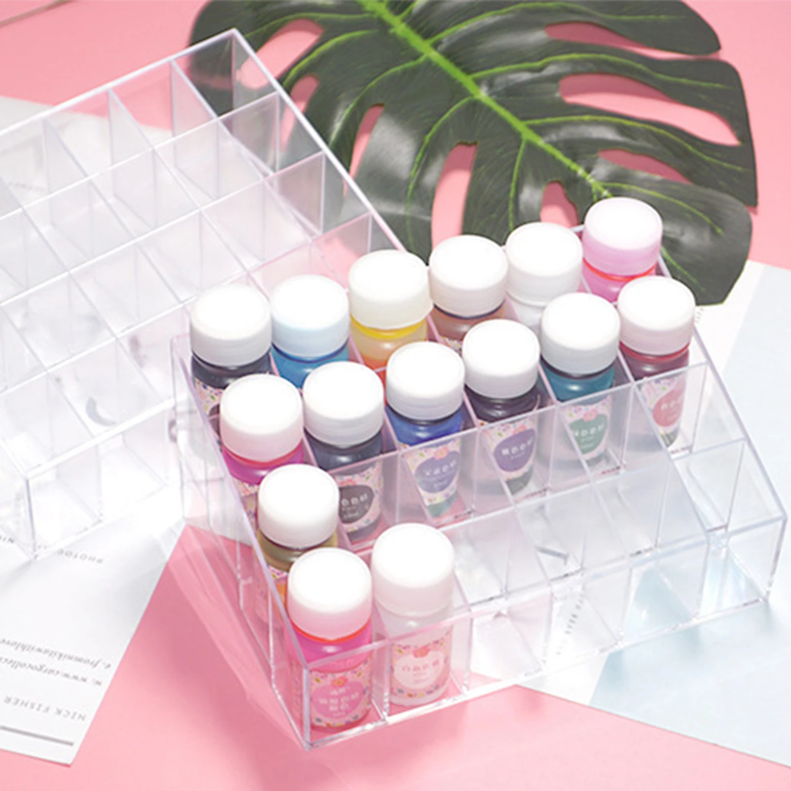 Acrylic Transparent Color Storage Rack Plastic Storage Box 24 Grid Chromatin Pigment Makeup Lipstick Stand Display Storage Box
Acrylic Transparent Color Storage Rack Plastic Storage Box 24 Grid Chromatin Pigment Makeup Lipstick Stand Display Storage Box