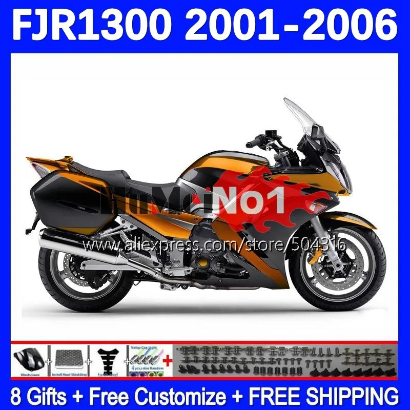 Body For YAMAHA FJR-1300 FJR1300 FJR1300A 01 02 03 05 06 158MC.78 orange blk FJR 1300 A C 2001 2002 2003 2004 2005 2006 Fairing
Body For YAMAHA FJR-1300 FJR1300 FJR1300A 01 02 03 05 06 158MC.78 orange blk FJR 1300 A C 2001 2002 2003 2004 2005 2006 Fairing