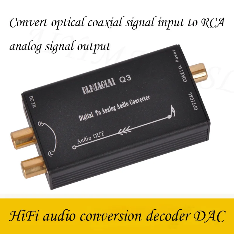 AIYIMA SMSL HIFI Optical Coaxial Digital DAC Signal Conversion Analog Audio R/L Output Decoder TV DVD etc. Digital Decoding
AIYIMA SMSL HIFI Optical Coaxial Digital DAC Signal Conversion Analog Audio R/L Output Decoder TV DVD etc. Digital Decoding
