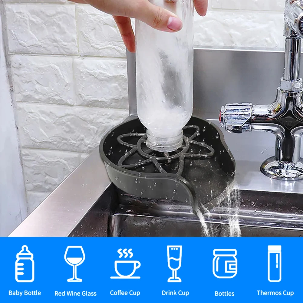 Faucet Glass Rinser For Kitchen Sink Automatic Cup Washer Bar Sink Bottles Washer Cleaner Accessories home Cleaning Tools
Faucet Glass Rinser For Kitchen Sink Automatic Cup Washer Bar Sink Bottles Washer Cleaner Accessories home Cleaning Tools