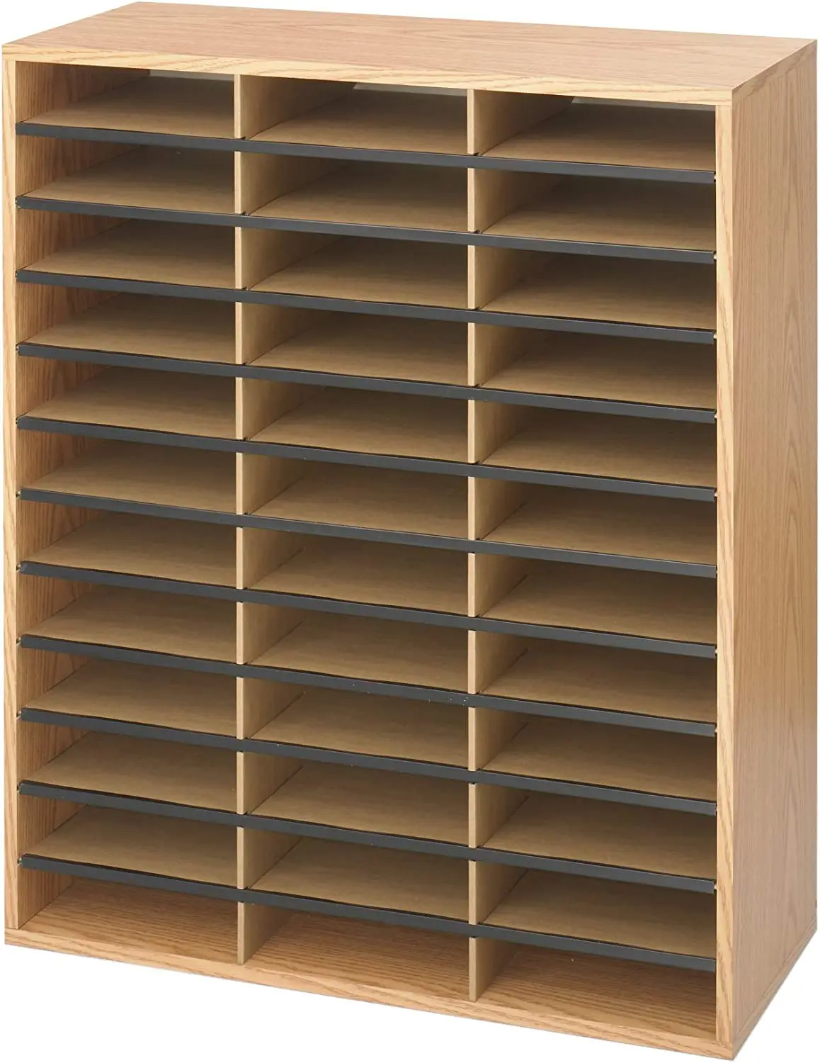 Products Wood/Corrugated Literature Organizer, 36 Compartment 9403, Economical Organization, Letter-Size Compartments
Products Wood/Corrugated Literature Organizer, 36 Compartment 9403, Economical Organization, Letter-Size Compartments