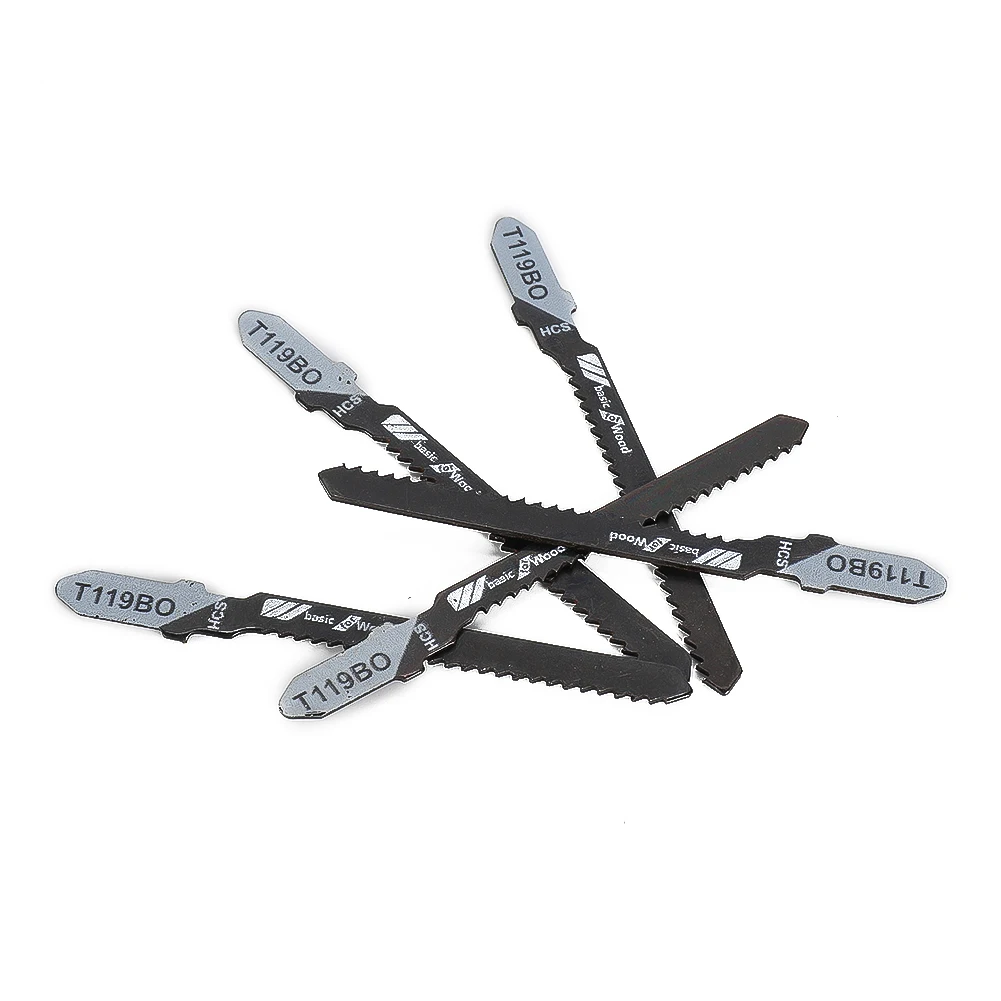 5pcs/set HCS 12TPI T-Shank Jig Saw Blades T119BO For Fast Cutting Straight Cutting 3 Inches Length Jigsaw Blades Wood Cutting
5pcs/set HCS 12TPI T-Shank Jig Saw Blades T119BO For Fast Cutting Straight Cutting 3 Inches Length Jigsaw Blades Wood Cutting