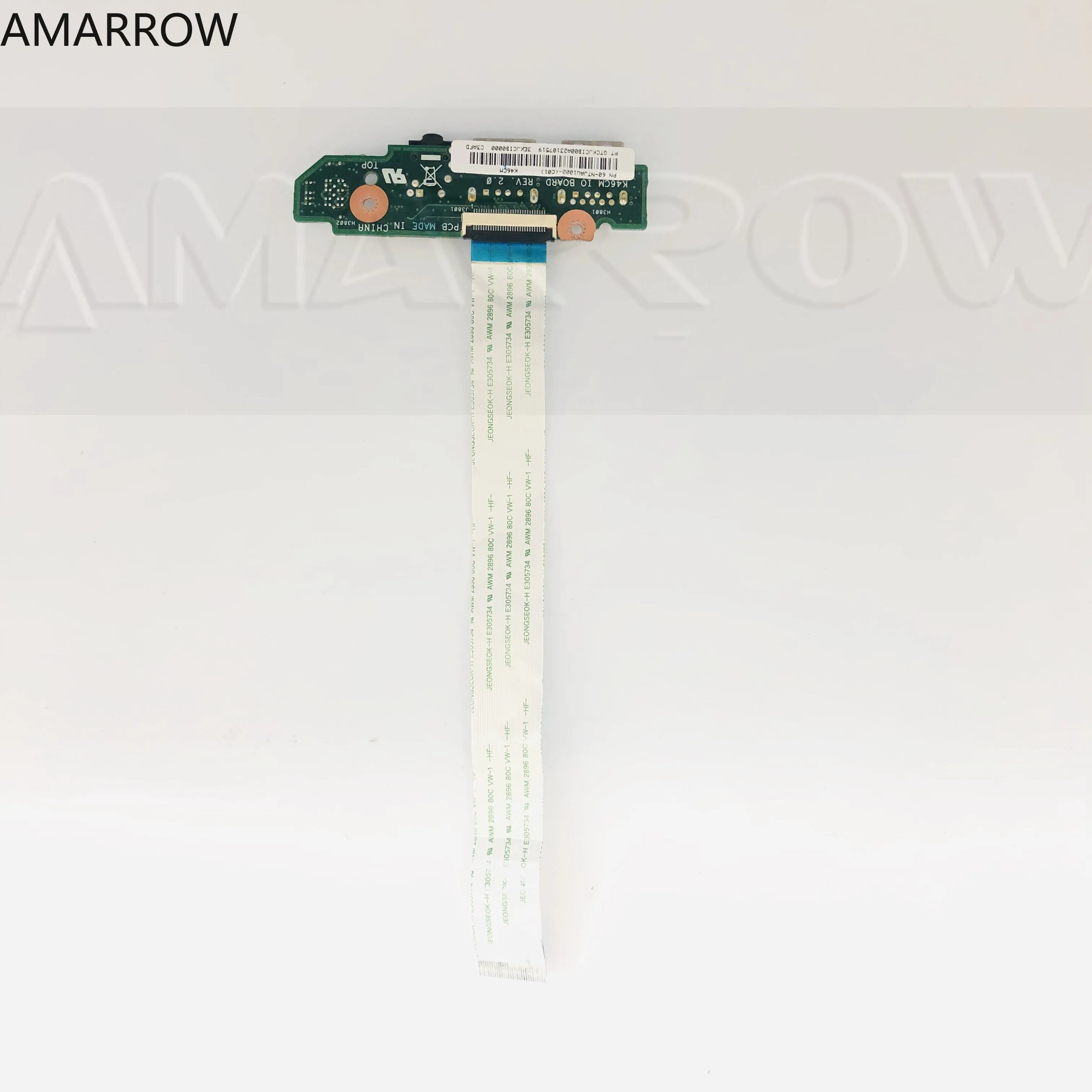 Оригинальный Бесплатная доставка для Asus K46CM K46C S46C A46C K46CB K46CA R405C USB аудио разъем
