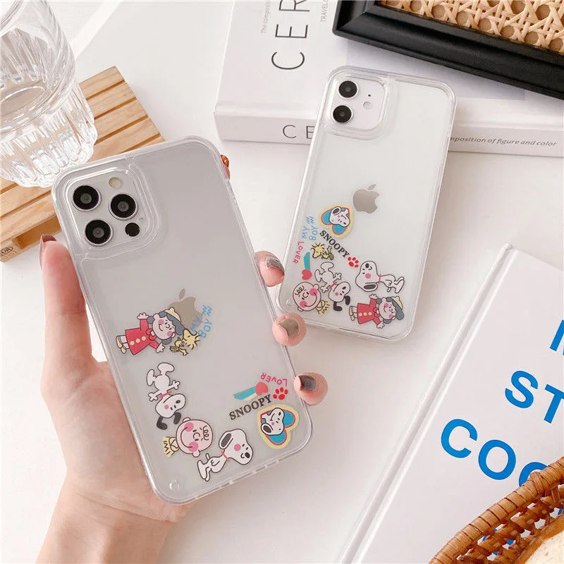 cute cartoon dog snoopy quicksand liquid Phone Cases For iPhone 13 12 11 Pro Max Mini XR XS MAX X Back Cover
cute cartoon dog snoopy quicksand liquid Phone Cases For iPhone 13 12 11 Pro Max Mini XR XS MAX X Back Cover