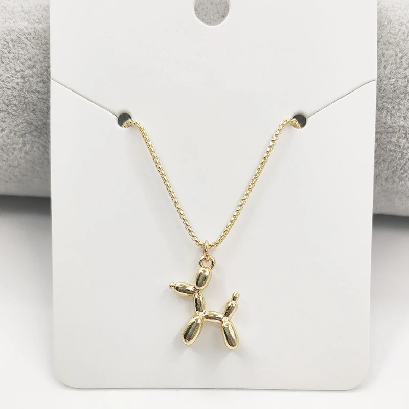 Cute Balloon Puppy Pendant Necklaces for Women Simple Animal Dog Clavicle Chain Necklace Hiphop Fashion Jewelry Accessories
Cute Balloon Puppy Pendant Necklaces for Women Simple Animal Dog Clavicle Chain Necklace Hiphop Fashion Jewelry Accessories