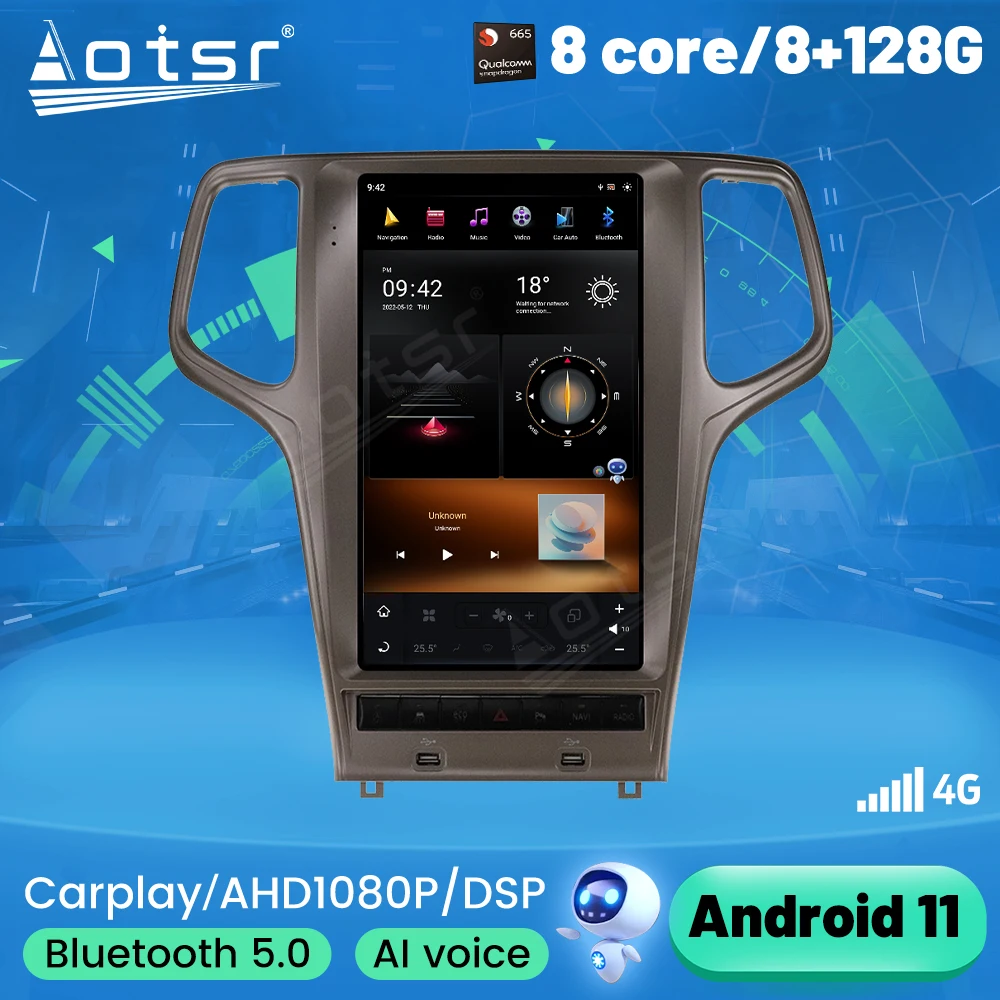 Экран Tesla G6 для Jeep Grand Cherokee 2010-2019, Android 11, автомобильный радиоприемник, стереоприемник, автомагнитола, мультимедийный плеер с GPS-Навигатором
Экран Tesla G6 для Jeep Grand Cherokee 2010-2019, Android 11, автомобильный радиоприемник, стереоприемник, автомагнитола, мультимедийный плеер с GPS-Навигатором