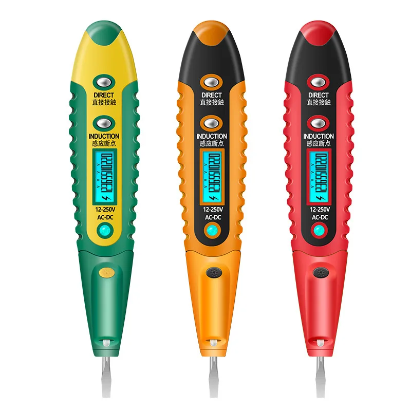 Multi Digital Test Pencil AC DC 12-250V Tester Electrical Screwdriver LCD Display Voltage Detector Test Pen Electrician Tools
Multi Digital Test Pencil AC DC 12-250V Tester Electrical Screwdriver LCD Display Voltage Detector Test Pen Electrician Tools