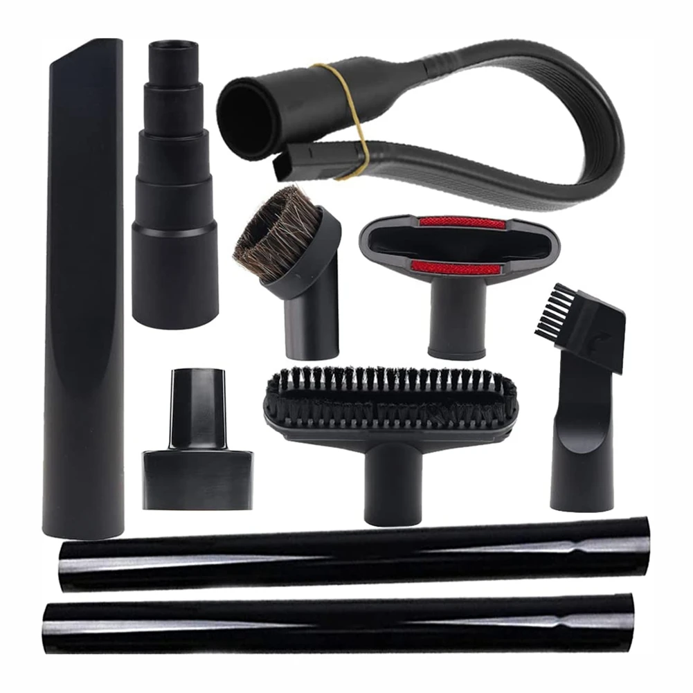 10 Pcs Universal Vacuum Attachments for Shop Vac Vacuum Brush Attachment Flexible Crevice Tool, Vacuum Extension Wand 
10 Pcs Universal Vacuum Attachments for Shop Vac Vacuum Brush Attachment Flexible Crevice Tool, Vacuum Extension Wand