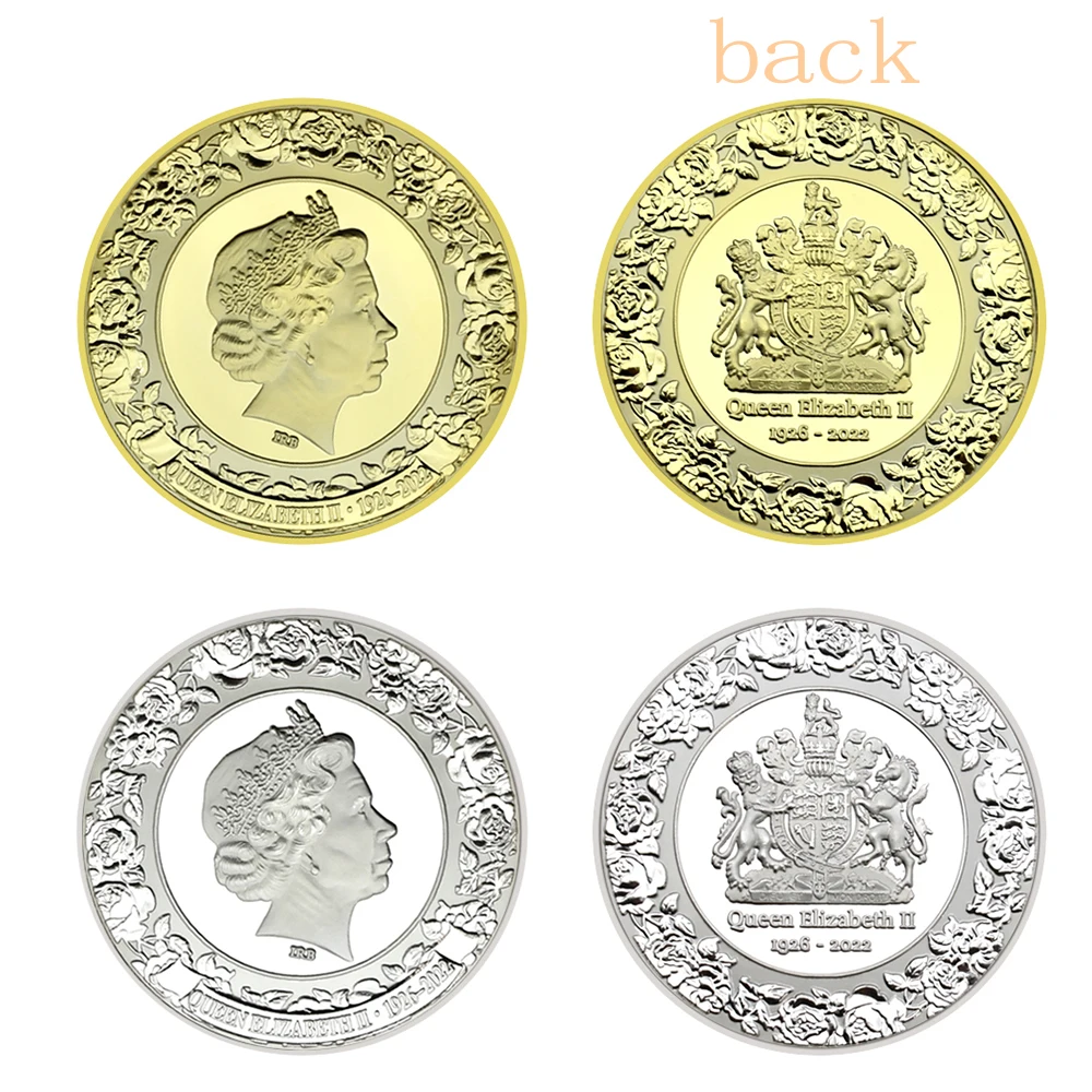 Quuen Elizabeth II 1626-2066 Her Majesty Gold/silver Commemorative Coins British Royal Coins Fans Collection
Quuen Elizabeth II 1626-2066 Her Majesty Gold/silver Commemorative Coins British Royal Coins Fans Collection
