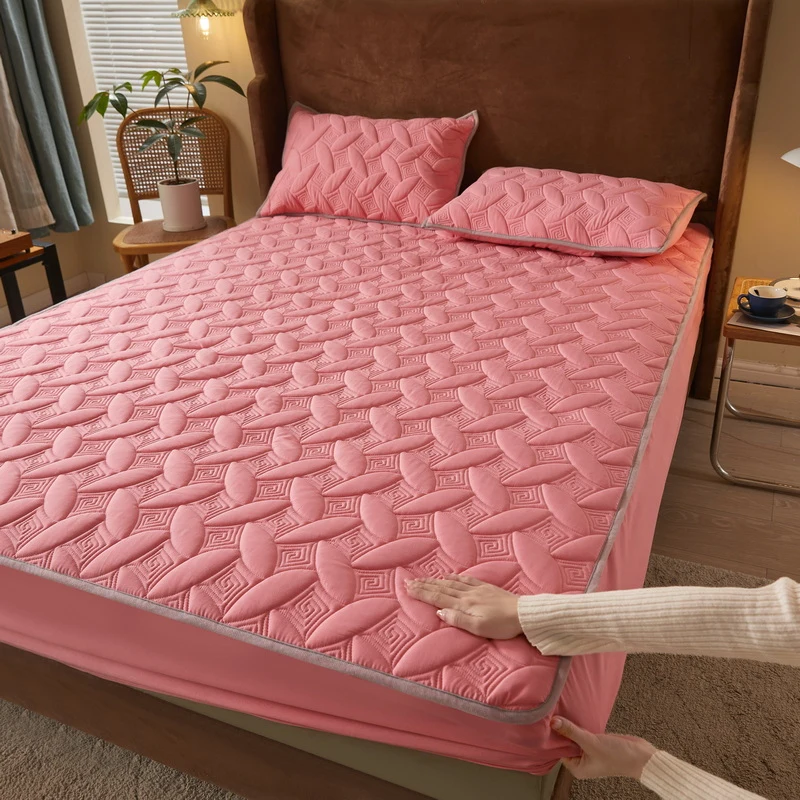Cartoon Elastic Band Fitted Sheet Quilted Mattress Protector Bed Cover Queen Size Breathable Child Cute Mattress Cover Embossed
Cartoon Elastic Band Fitted Sheet Quilted Mattress Protector Bed Cover Queen Size Breathable Child Cute Mattress Cover Embossed