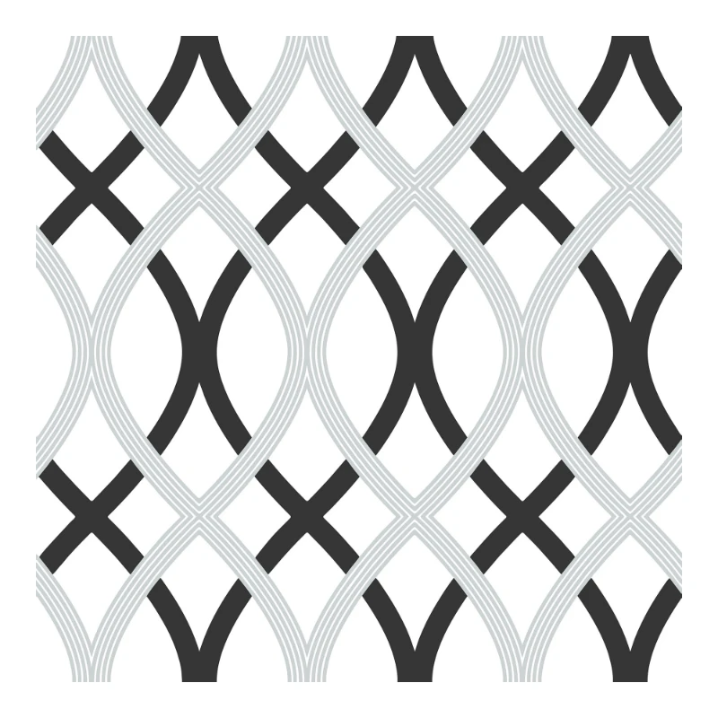 Black and Silver Lattice Peel & Stick Wallpaper Home Decor Living Room Bedroom Decoration Wallpaper
Black and Silver Lattice Peel & Stick Wallpaper Home Decor Living Room Bedroom Decoration Wallpaper