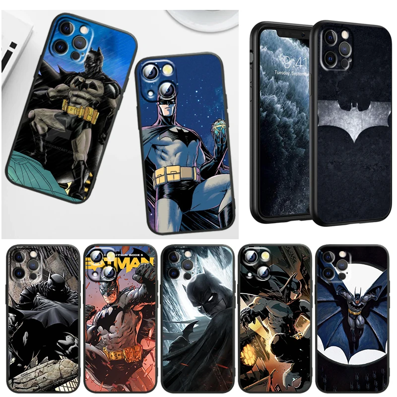 Cartoon Marvel Batman Phone Case for Apple iphone 14 13 12 mini 11 XS XR X 8 7 6 Pro Max Plus Black Soft Cover fundas
Cartoon Marvel Batman Phone Case for Apple iphone 14 13 12 mini 11 XS XR X 8 7 6 Pro Max Plus Black Soft Cover fundas