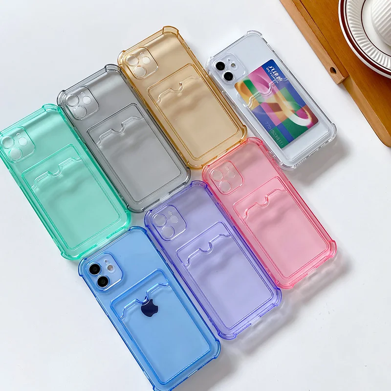 For iPhone 11 12 13 Pro Max Wallet Phone Case Clear Bumper X XR 7 8 Plus SE2 Transparent Soft Silicone Wallet Card Holder Case
For iPhone 11 12 13 Pro Max Wallet Phone Case Clear Bumper X XR 7 8 Plus SE2 Transparent Soft Silicone Wallet Card Holder Case