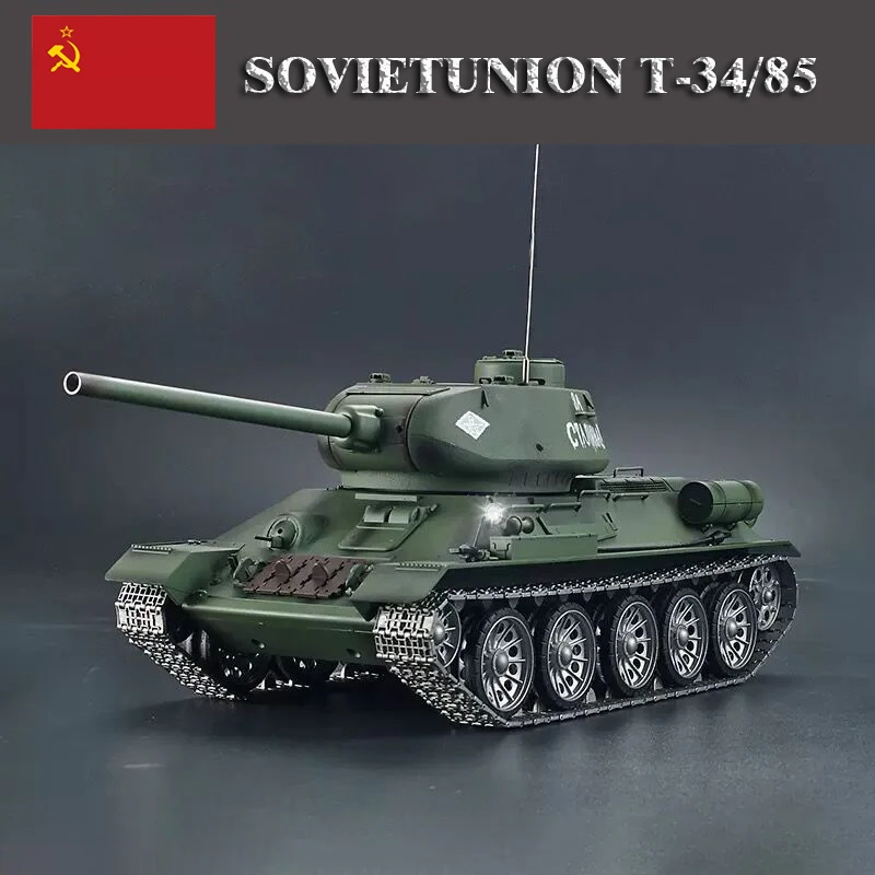 Henglong 3909-1 Russian T34/85 Remote Control Tank Model Large-scale Multi-function Battle Competitive Simulation Tank Model
Henglong 3909-1 Russian T34/85 Remote Control Tank Model Large-scale Multi-function Battle Competitive Simulation Tank Model