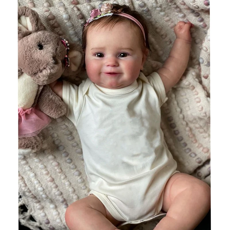 Lifelike Reborn Doll 50cm Simulate Exquisite Painted Soft Silicone Body Companion Dolls for Girls Princess Toys Toddler Gifts 
Lifelike Reborn Doll 50cm Simulate Exquisite Painted Soft Silicone Body Companion Dolls for Girls Princess Toys Toddler Gifts