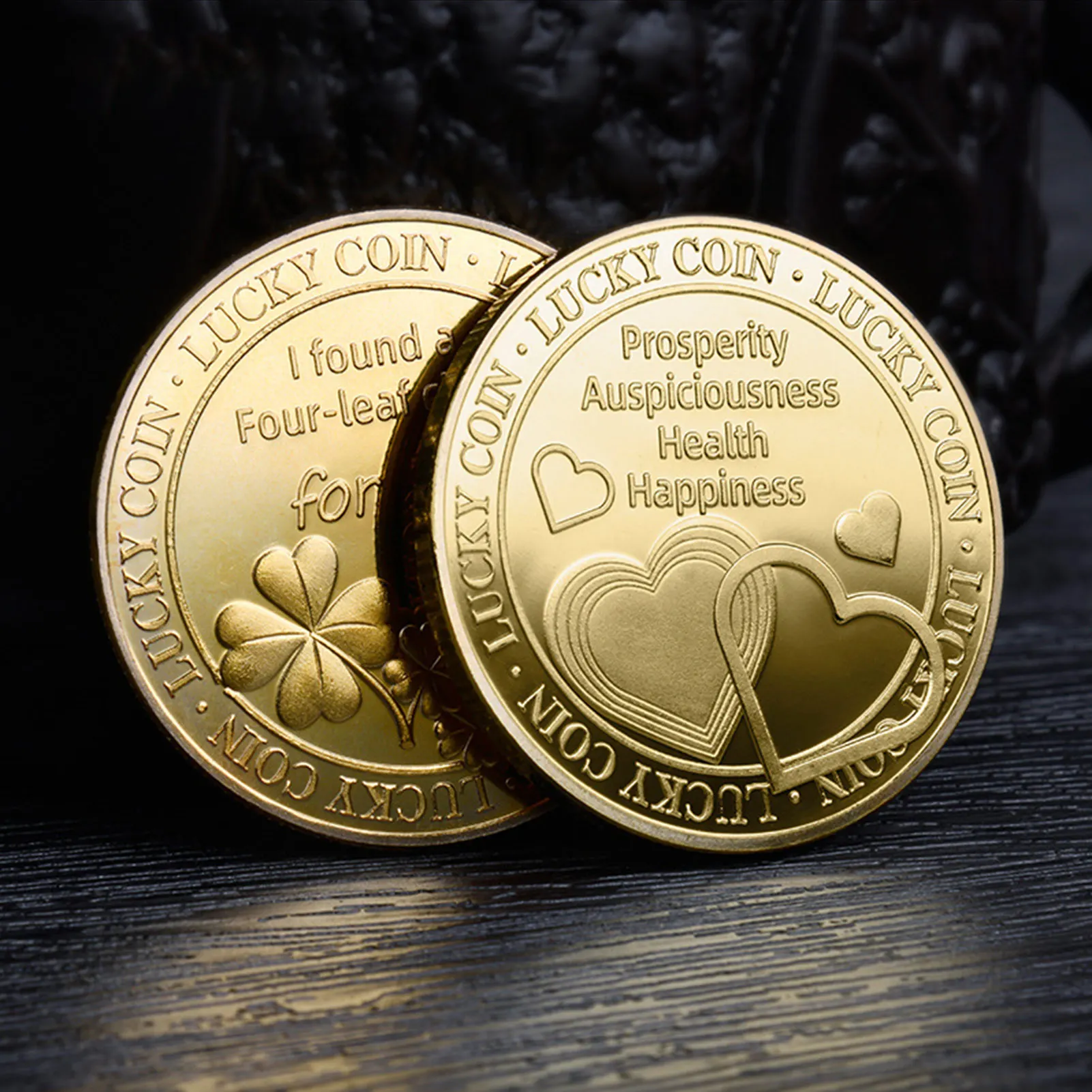 Lucky Coins Love Lucky Commemorative Coin Three-dimensional Metal Coin Embossed Four-leaf Clover Coin Good Luck Gifts
Lucky Coins Love Lucky Commemorative Coin Three-dimensional Metal Coin Embossed Four-leaf Clover Coin Good Luck Gifts