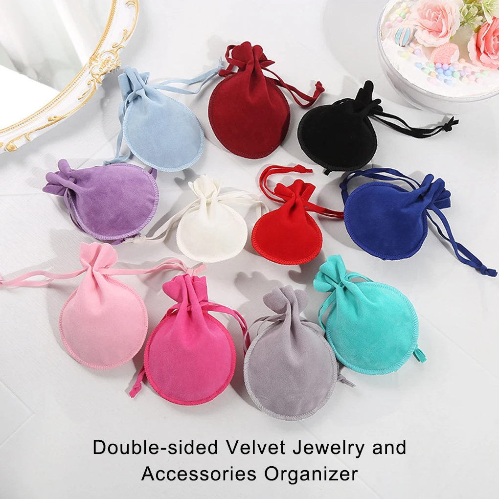 50Pcs Mini Drawstrings Bag Gift Bags Simple Operation Velvet Jewellery Pouches Household Packaging Wedding Wide Application
50Pcs Mini Drawstrings Bag Gift Bags Simple Operation Velvet Jewellery Pouches Household Packaging Wedding Wide Application