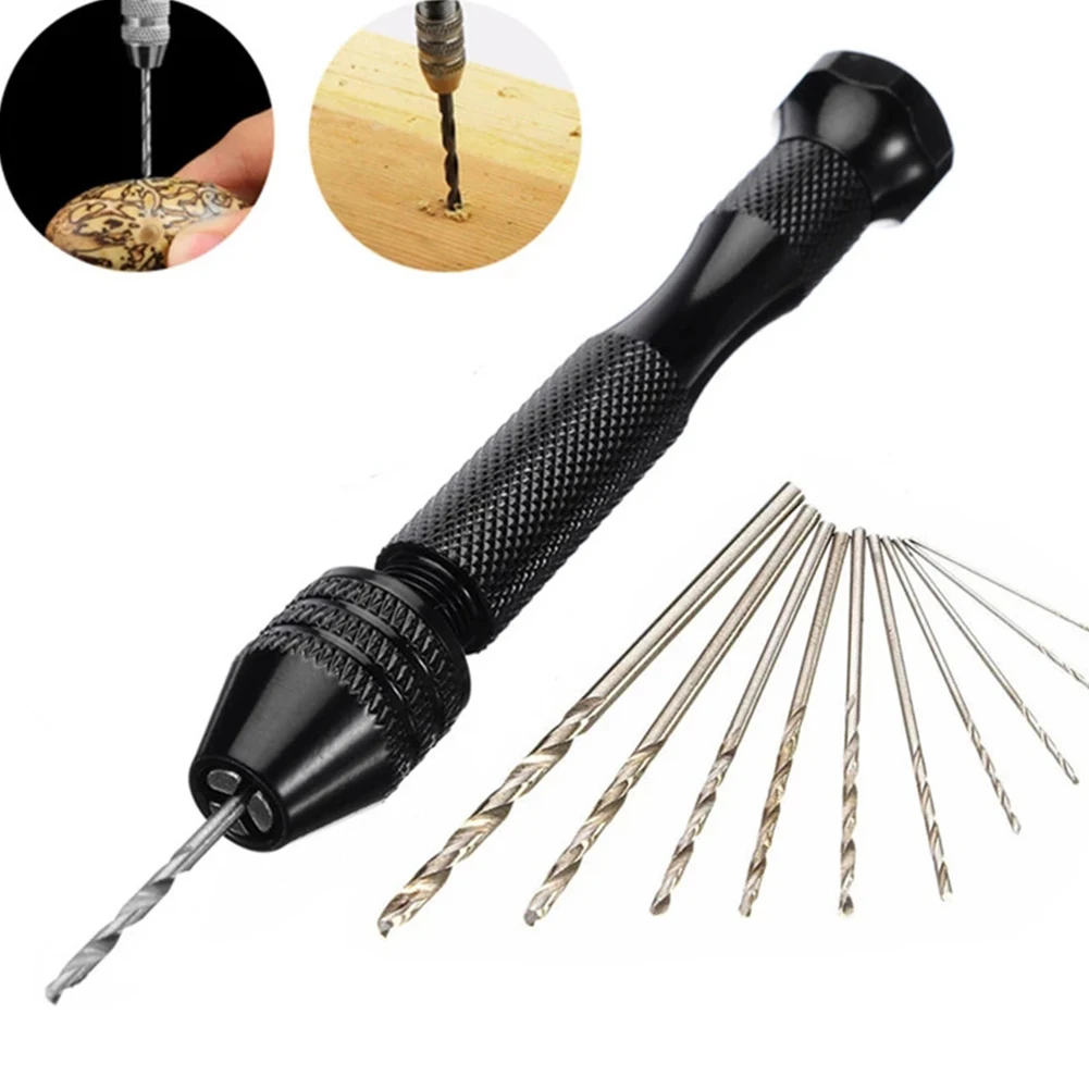 Mini Aluminum Hand Drill With Keyless Chuck Steel Twist Drill Bit Woodworking Drilling Rotary Tools Hand Drill
Mini Aluminum Hand Drill With Keyless Chuck Steel Twist Drill Bit Woodworking Drilling Rotary Tools Hand Drill