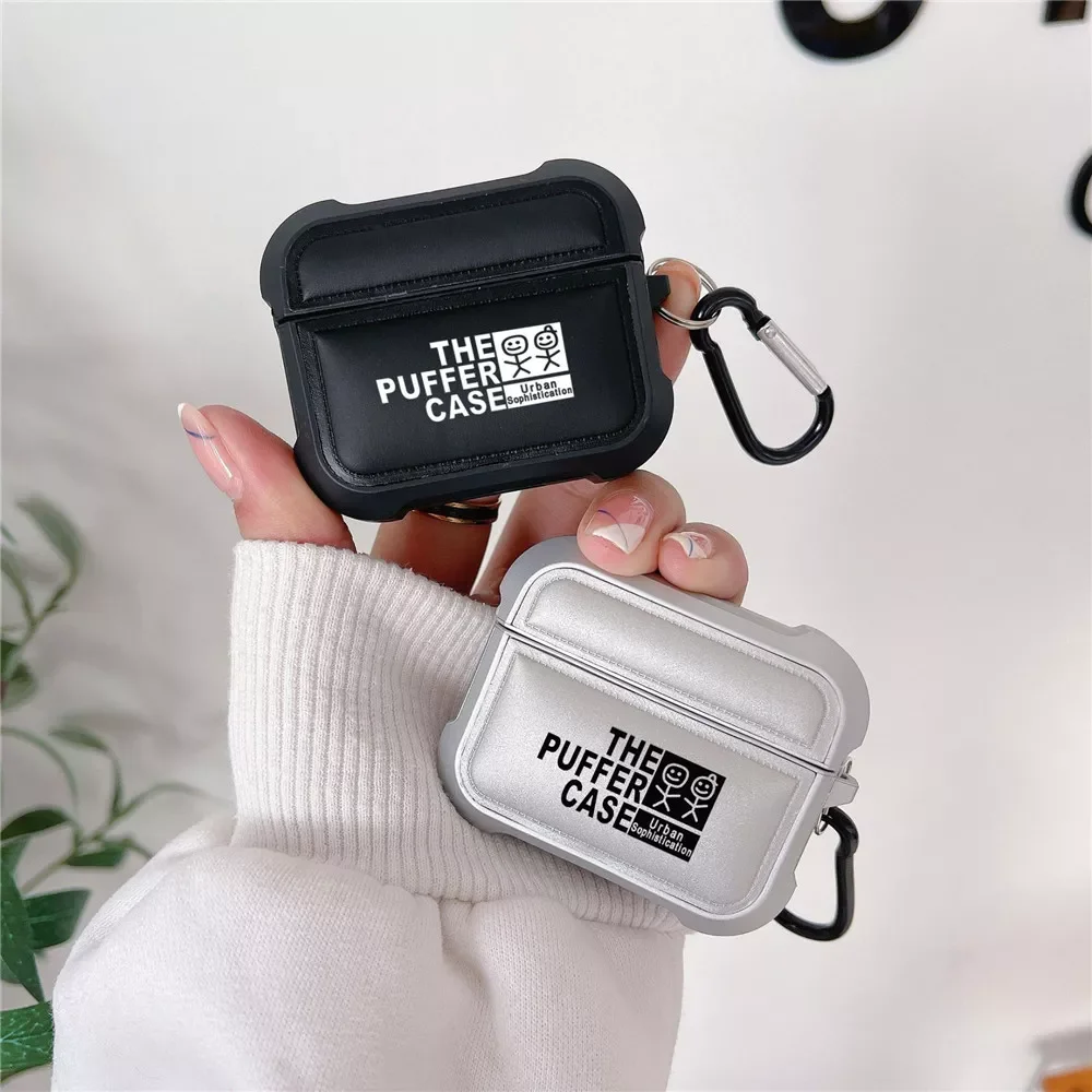 Luxury Brand Down Jacket Case For airpods 3 Silicone Soft Shell The Puffer Case For Airpods 1 2 Pro Earphone Protective Cover
Luxury Brand Down Jacket Case For airpods 3 Silicone Soft Shell The Puffer Case For Airpods 1 2 Pro Earphone Protective Cover