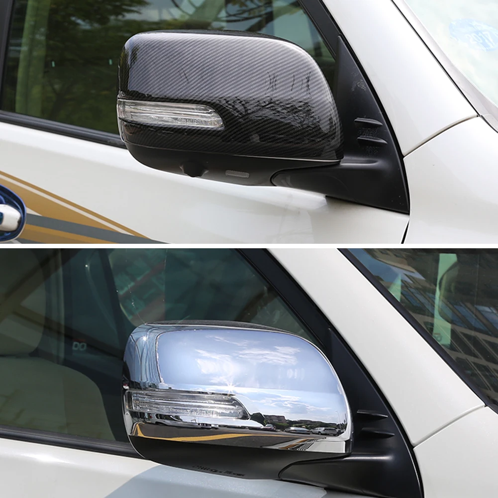 2Pcs Car Side Rearview Mirror Cap Cover Trim Stickers Car Accessories For Toyota Land Cruiser Cool Luze Prado FJ150 150 10-19 
2Pcs Car Side Rearview Mirror Cap Cover Trim Stickers Car Accessories For Toyota Land Cruiser Cool Luze Prado FJ150 150 10-19
