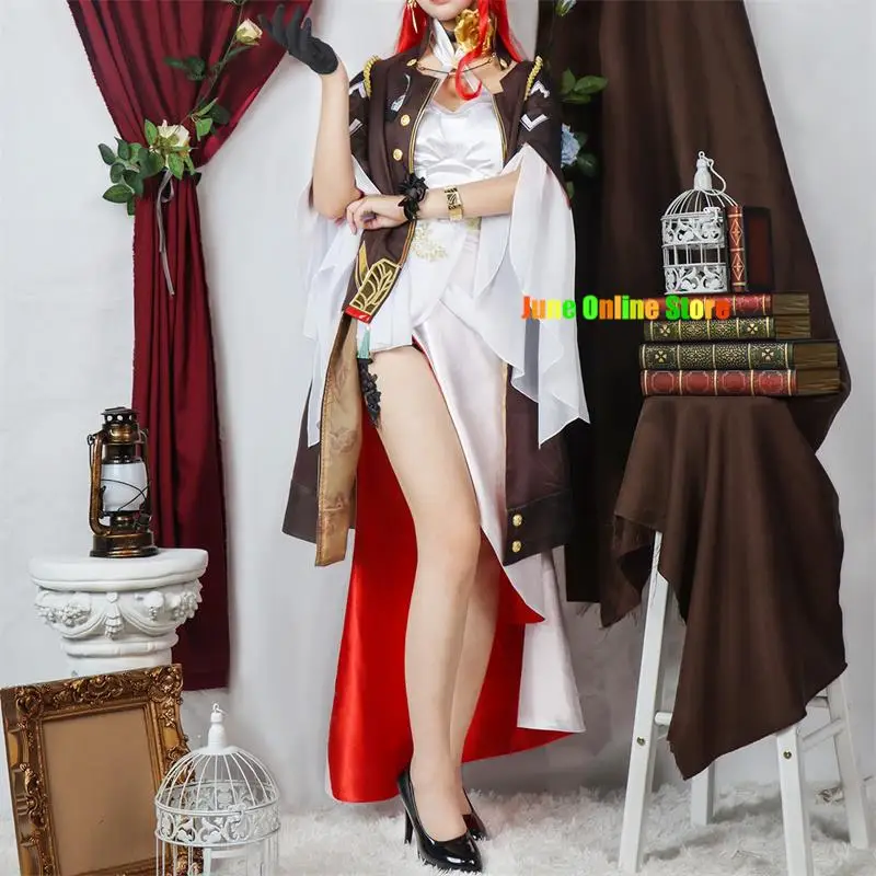Himeko Cosplay Costume Game Honkai Star Rail Cosplay Himeko Women Sexy Party Dress Halloween Carnival Evening Dress Red Wig
Himeko Cosplay Costume Game Honkai Star Rail Cosplay Himeko Women Sexy Party Dress Halloween Carnival Evening Dress Red Wig