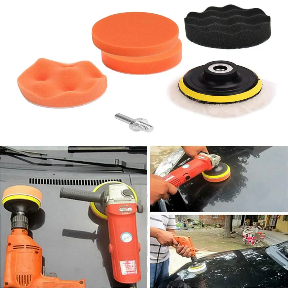 7pcs 3/4/5 Inch Car Polishing Waxing Sponge Disc Bit Adapter Polishing Kit
7pcs 3/4/5 Inch Car Polishing Waxing Sponge Disc Bit Adapter Polishing Kit