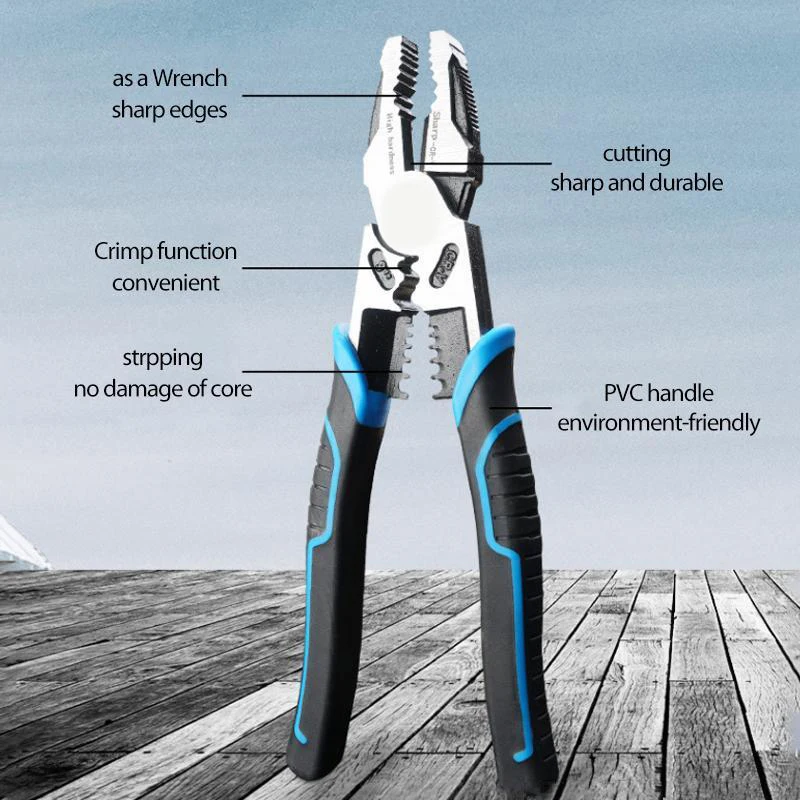Multifunctional Pliers Cutting Wire Pliers Equipment Multi Functional Hand Tools Durable Grounding Accessories Ground Wire Smoot
Multifunctional Pliers Cutting Wire Pliers Equipment Multi Functional Hand Tools Durable Grounding Accessories Ground Wire Smoot
