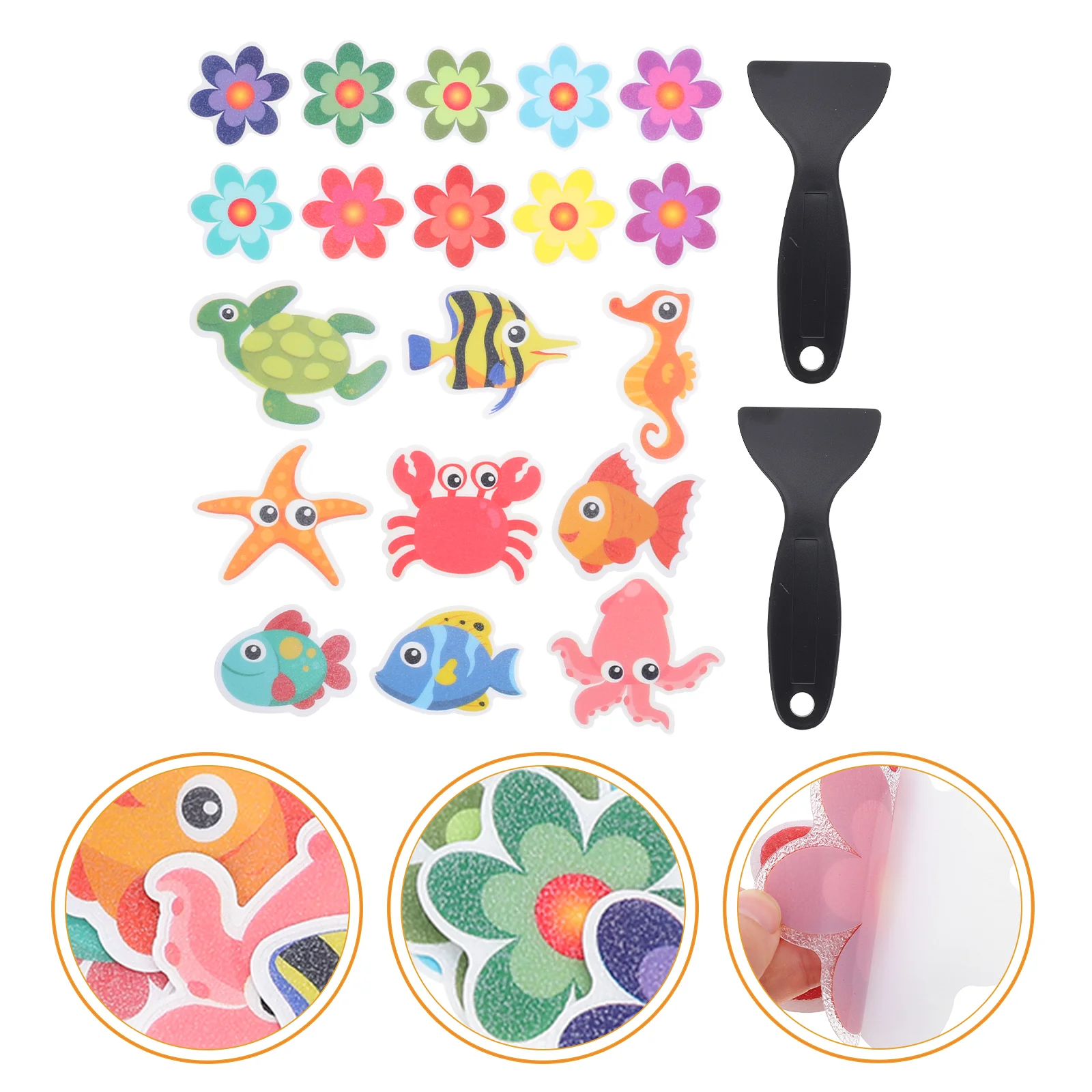 1 комплект нескользящих наклеек для ванны Мультяшные цветы морские животные Нескользящие наклейки
1 комплект нескользящих наклеек для ванны Мультяшные цветы морские животные Нескользящие наклейки