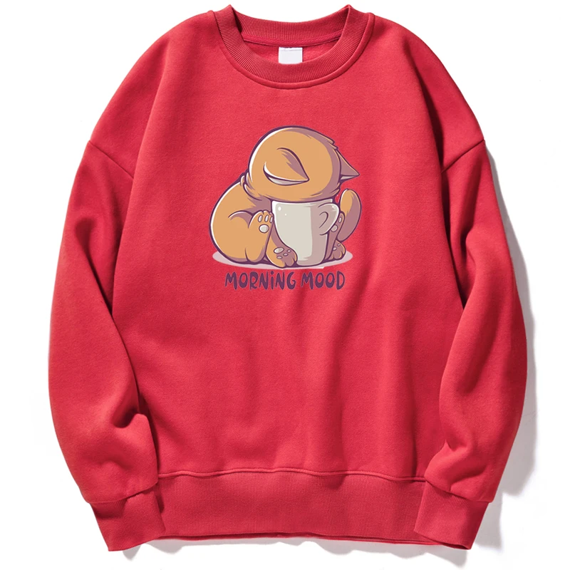 Morning Mood Cat Hoodie Sweatshirts Women Winter Autumn Pullover Crewneck Tops Outerwear Unisex Keep Warm Casual Sportswear
Morning Mood Cat Hoodie Sweatshirts Women Winter Autumn Pullover Crewneck Tops Outerwear Unisex Keep Warm Casual Sportswear