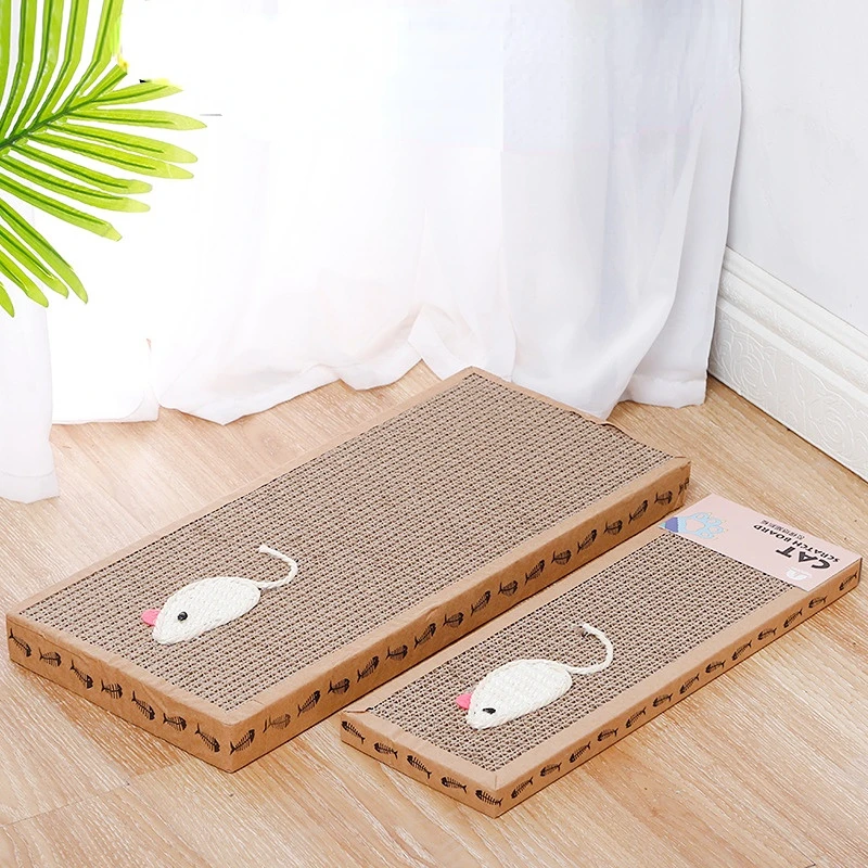 2022 new cat scratching board sisal bait flat cat scratching board thickened corrugated cat scratching board funny cat toys CN 
2022 new cat scratching board sisal bait flat cat scratching board thickened corrugated cat scratching board funny cat toys CN