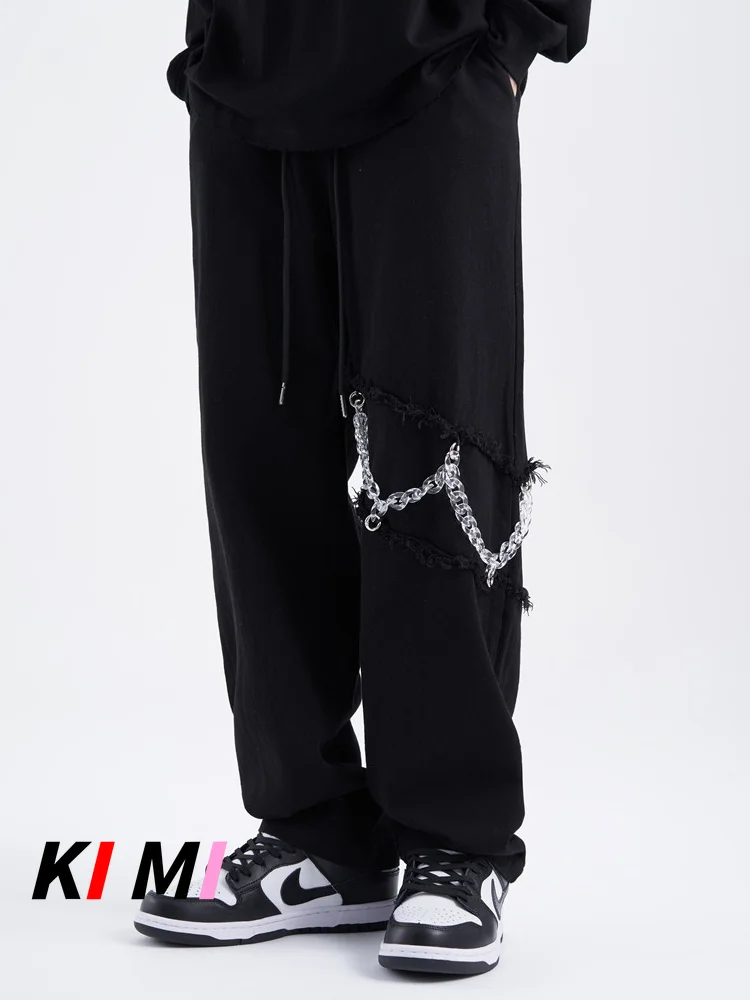 KI MIAmerican street clothing retro trend pocket jeans female letter star print high waist casual oversized straight pants women
KI MIAmerican street clothing retro trend pocket jeans female letter star print high waist casual oversized straight pants women