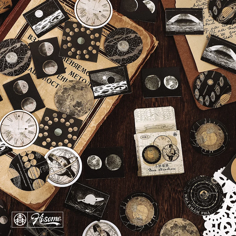 46PCS Vintage Stickers Aesthetic Scrapbooking Supplies Adhesive Planner Labels DIY Diary Journal Photo Album Stationery Phone
46PCS Vintage Stickers Aesthetic Scrapbooking Supplies Adhesive Planner Labels DIY Diary Journal Photo Album Stationery Phone