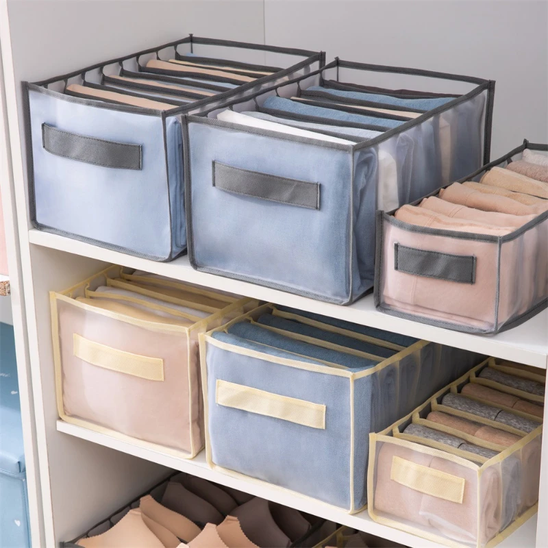 Jeans Compartment Storage Box Underwear Bra Organizer Closet Container Clothes Separation Box Pants Drawer Divider Storage
Jeans Compartment Storage Box Underwear Bra Organizer Closet Container Clothes Separation Box Pants Drawer Divider Storage
