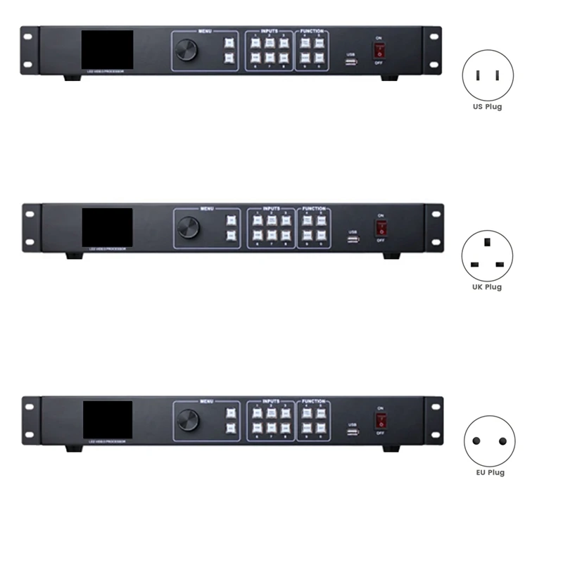 HD Video Processorams -Mvp300 DVI VGA Input Supports Linsn Sending Card Video Controller Leddisplay Controller US Plug
HD Video Processorams -Mvp300 DVI VGA Input Supports Linsn Sending Card Video Controller Leddisplay Controller US Plug