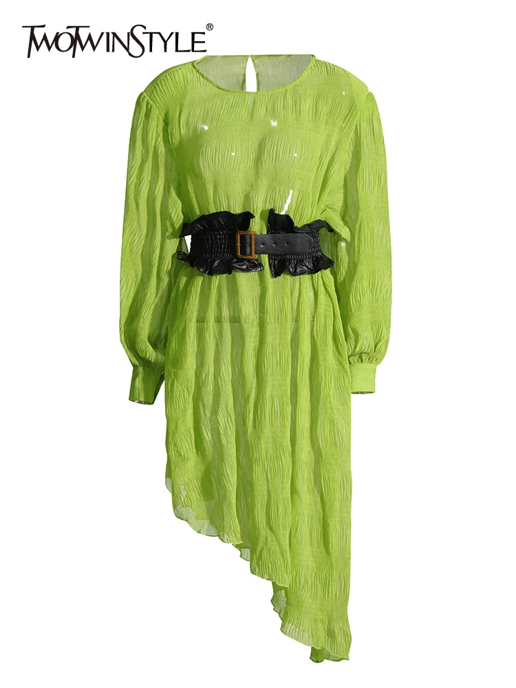 Twotwin2 стиль пэчворк черный пояс рубашки для женщин круглый вырез длинный рукав складки Повседневная Свободная блузка Женский модный стиль ... 
Twotwin2 стиль пэчворк черный пояс рубашки для женщин круглый вырез длинный рукав складки Повседневная Свободная блузка Женский модный стиль ...