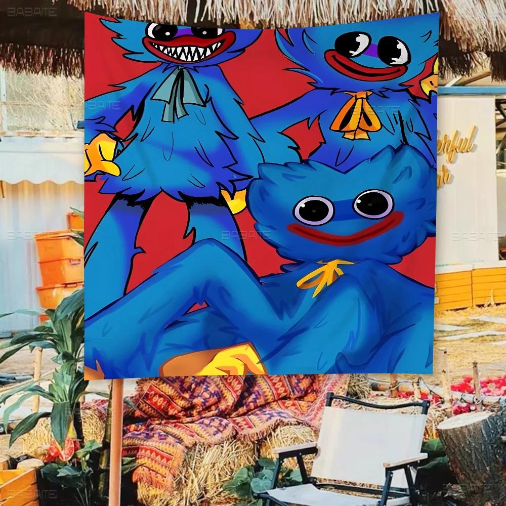 H-Huggys мультфильм W-uggy флаг искусство научная фантастика домашний декор комнаты