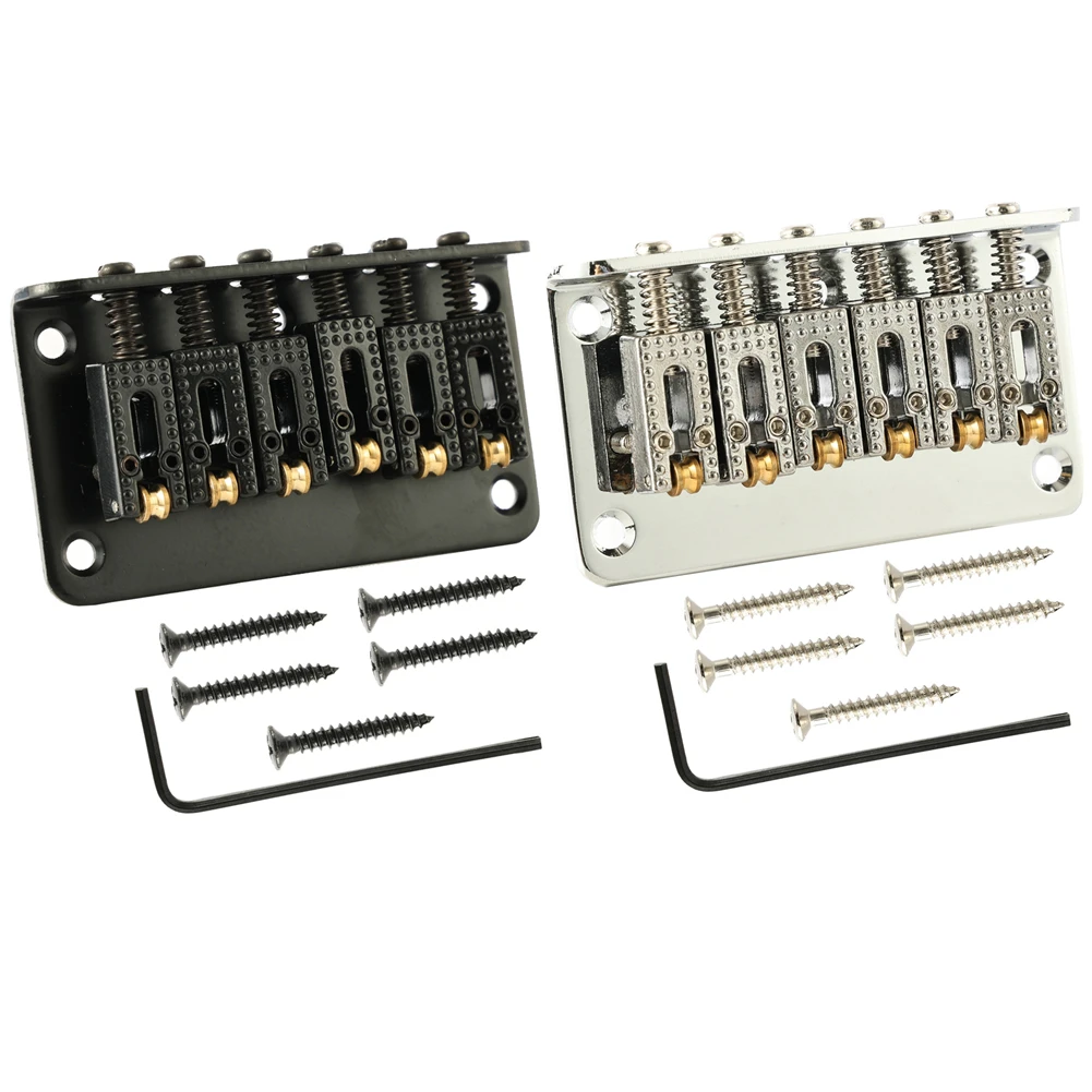 6 String 78MM Roller Saddle Hardtail Top Load Bridge For ST TL Ball Code Electric Guitar Zinc Alloy Top-Loading Saddle Parts
6 String 78MM Roller Saddle Hardtail Top Load Bridge For ST TL Ball Code Electric Guitar Zinc Alloy Top-Loading Saddle Parts