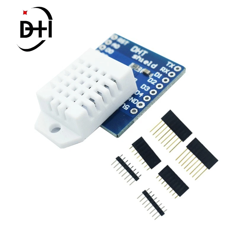 Маленький цифровой датчик DHT Pro Shield для D1 Mini DHT22 одношинный цифровой датчик температуры и влажности
Маленький цифровой датчик DHT Pro Shield для D1 Mini DHT22 одношинный цифровой датчик температуры и влажности