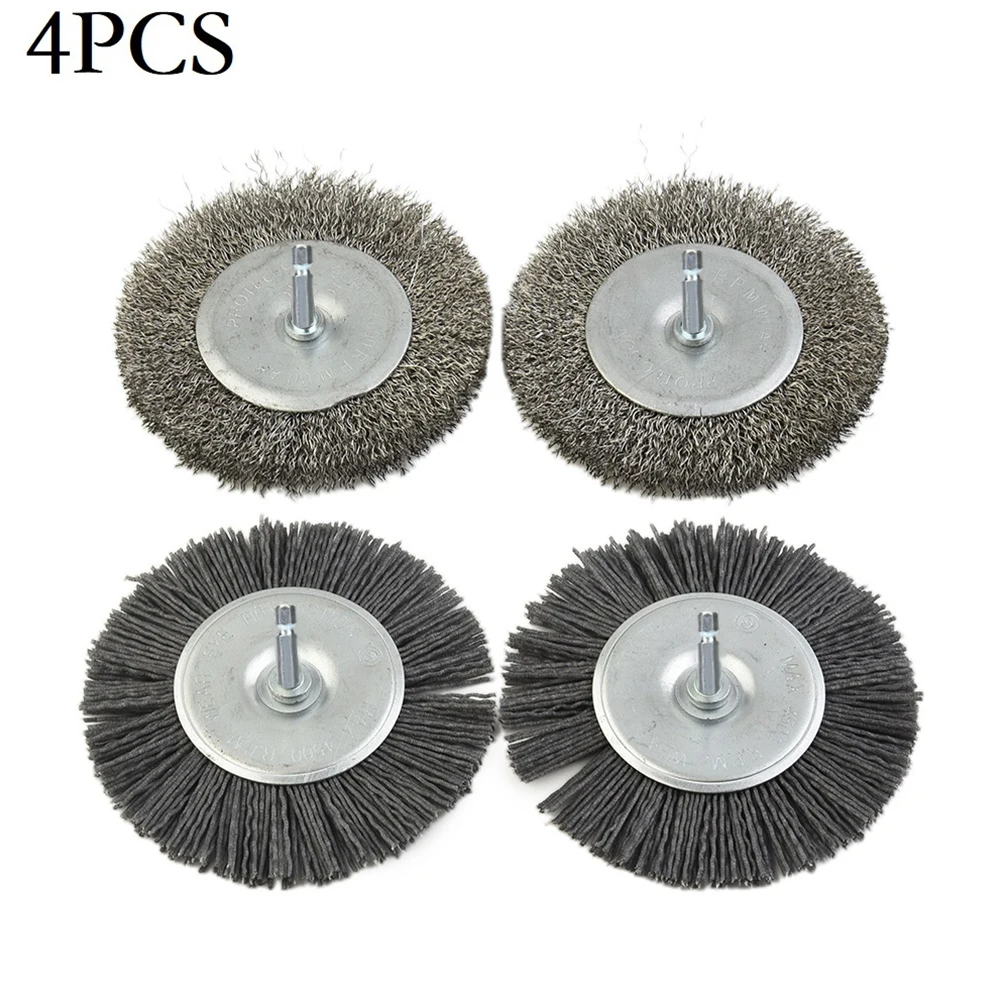 4 Pcs Wire Brush Metal Bylon Electric Joint Brush EFB Model 2022 Joint Cleaner Against Weeds For Electrical Cleaning Tools Parts
4 Pcs Wire Brush Metal Bylon Electric Joint Brush EFB Model 2022 Joint Cleaner Against Weeds For Electrical Cleaning Tools Parts
