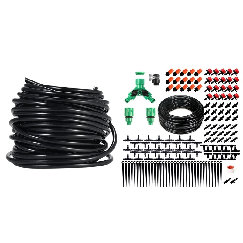 4 / 7Mm Sprinkler System Laying Tube Irrigation Pipe With 40M Mini Drip Irrigation Kit, Garden Plant Watering Kit
4 / 7Mm Sprinkler System Laying Tube Irrigation Pipe With 40M Mini Drip Irrigation Kit, Garden Plant Watering Kit