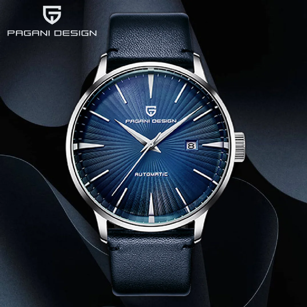PAGANI DESIGN Luxury Brand New Fashion Mens Watches Waterproof Leather Strap Casual Automatic Mechanical Watch Relogio Masculino
PAGANI DESIGN Luxury Brand New Fashion Mens Watches Waterproof Leather Strap Casual Automatic Mechanical Watch Relogio Masculino
