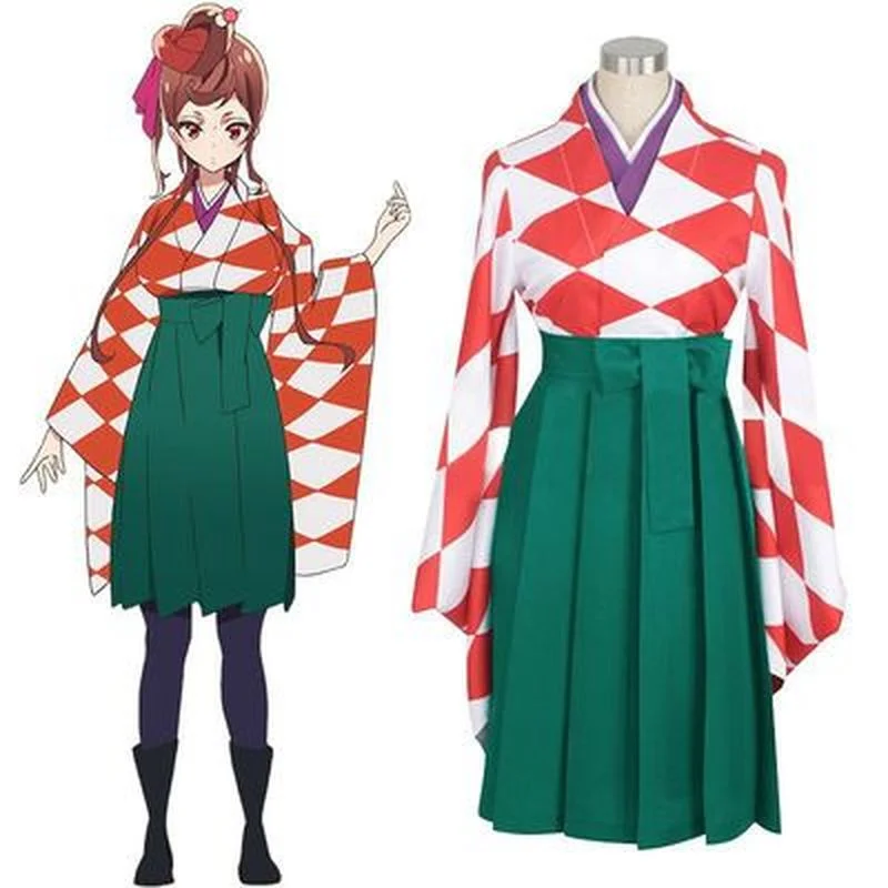 Anime ZOMBIE LAND Cosplay Costume Zonbii SAGA Yugiri Costume Kimono Women's Uniform
Anime ZOMBIE LAND Cosplay Costume Zonbii SAGA Yugiri Costume Kimono Women's Uniform