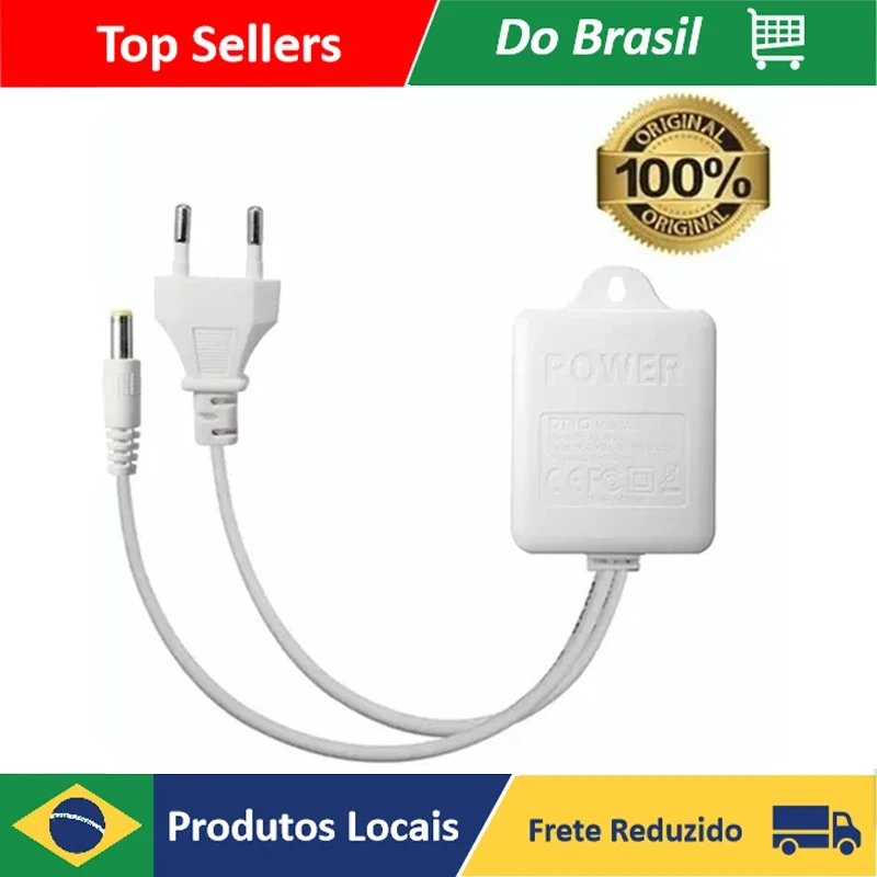 Kit 2 Fonte Prova D'agua 100-240v entrada 12v 2a saída alimentação plug carregador para cctv segurança ip/ahd/câmera analógica
Kit 2 Fonte Prova D'agua 100-240v entrada 12v 2a saída alimentação plug carregador para cctv segurança ip/ahd/câmera analógica