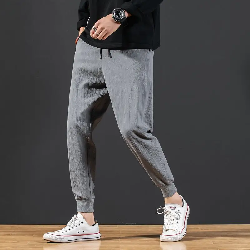 High Quality Men's Bamboo Fiber Thin Casual Pants Spring and Summer New Business Straight Stretch Light Grey Trousers Male Brand
High Quality Men's Bamboo Fiber Thin Casual Pants Spring and Summer New Business Straight Stretch Light Grey Trousers Male Brand
