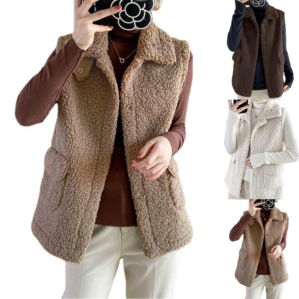 Женский однотонный верхний флисовый открытый жилет спереди, женские топы, пальто, повседневный жилет с мишкой Тедди, куртка, искусственное ...
Женский однотонный верхний флисовый открытый жилет спереди, женские топы, пальто, повседневный жилет с мишкой Тедди, куртка, искусственное ...