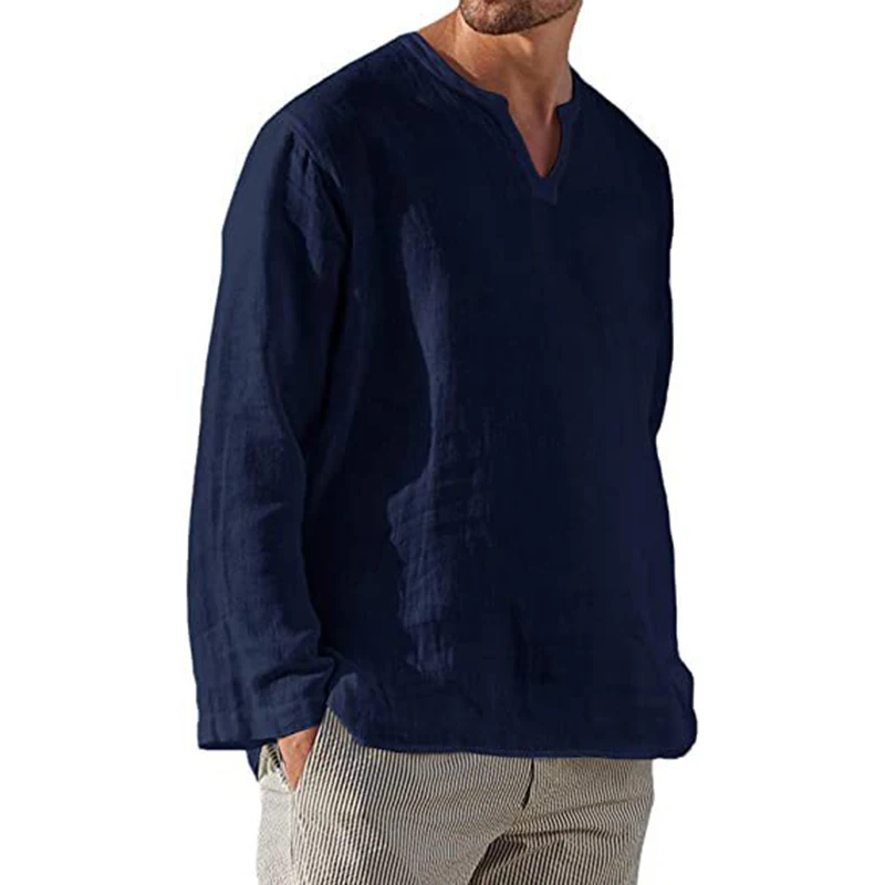 Men's Spring Autumn Casual Blouse Cotton Linen Pocket Shirt Loose Tops Solid Color Long Sleeve Tee Shirt Oversize Tops S-3Xl
Men's Spring Autumn Casual Blouse Cotton Linen Pocket Shirt Loose Tops Solid Color Long Sleeve Tee Shirt Oversize Tops S-3Xl