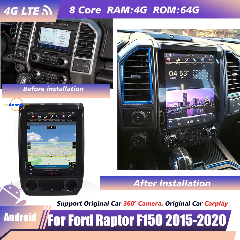 Стереоприемник с сенсорным экраном для Ford Raptor F150 2015 2016-2020, автомобильный мультимедийный 2 Din Android, головное устройство Carplay
Стереоприемник с сенсорным экраном для Ford Raptor F150 2015 2016-2020, автомобильный мультимедийный 2 Din Android, головное устройство Carplay