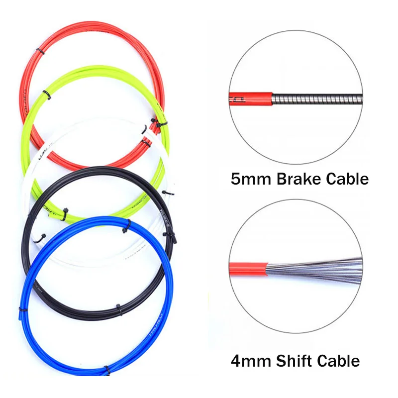 Bicycle Shift Cable Tube MTB Brake Hose Kit Mountain Road Bike Shift/Brake/Hydraulic Tube Hosing Cable Set 4mm/5mm Mtb Parts
Bicycle Shift Cable Tube MTB Brake Hose Kit Mountain Road Bike Shift/Brake/Hydraulic Tube Hosing Cable Set 4mm/5mm Mtb Parts