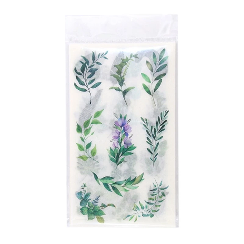 6 Sheets /Pack Fresh Green Leaves Flower Paper Diary Stickers Decorative Album Hand Account Decoration Back To School
6 Sheets /Pack Fresh Green Leaves Flower Paper Diary Stickers Decorative Album Hand Account Decoration Back To School